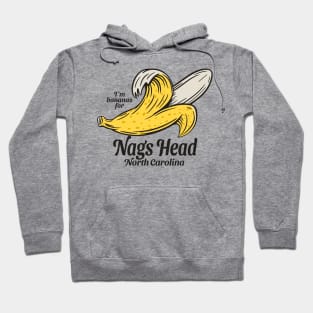 Nags Head, NC Summertime Vacationing Going Bananas Hoodie